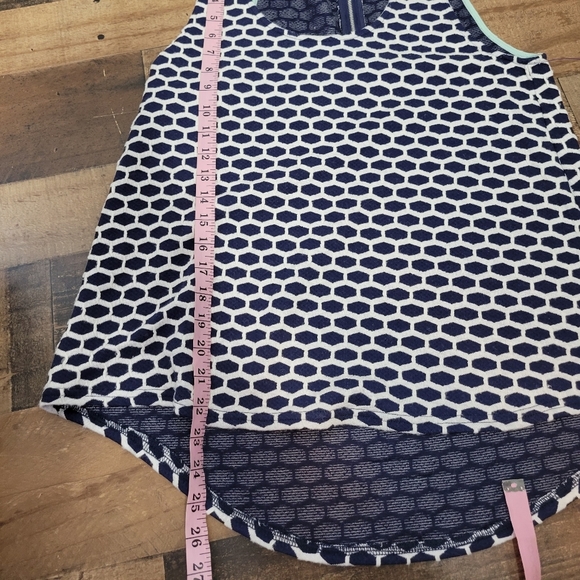 Medium Pixley Blue Patterned Tank Top - Picture 5 of 5